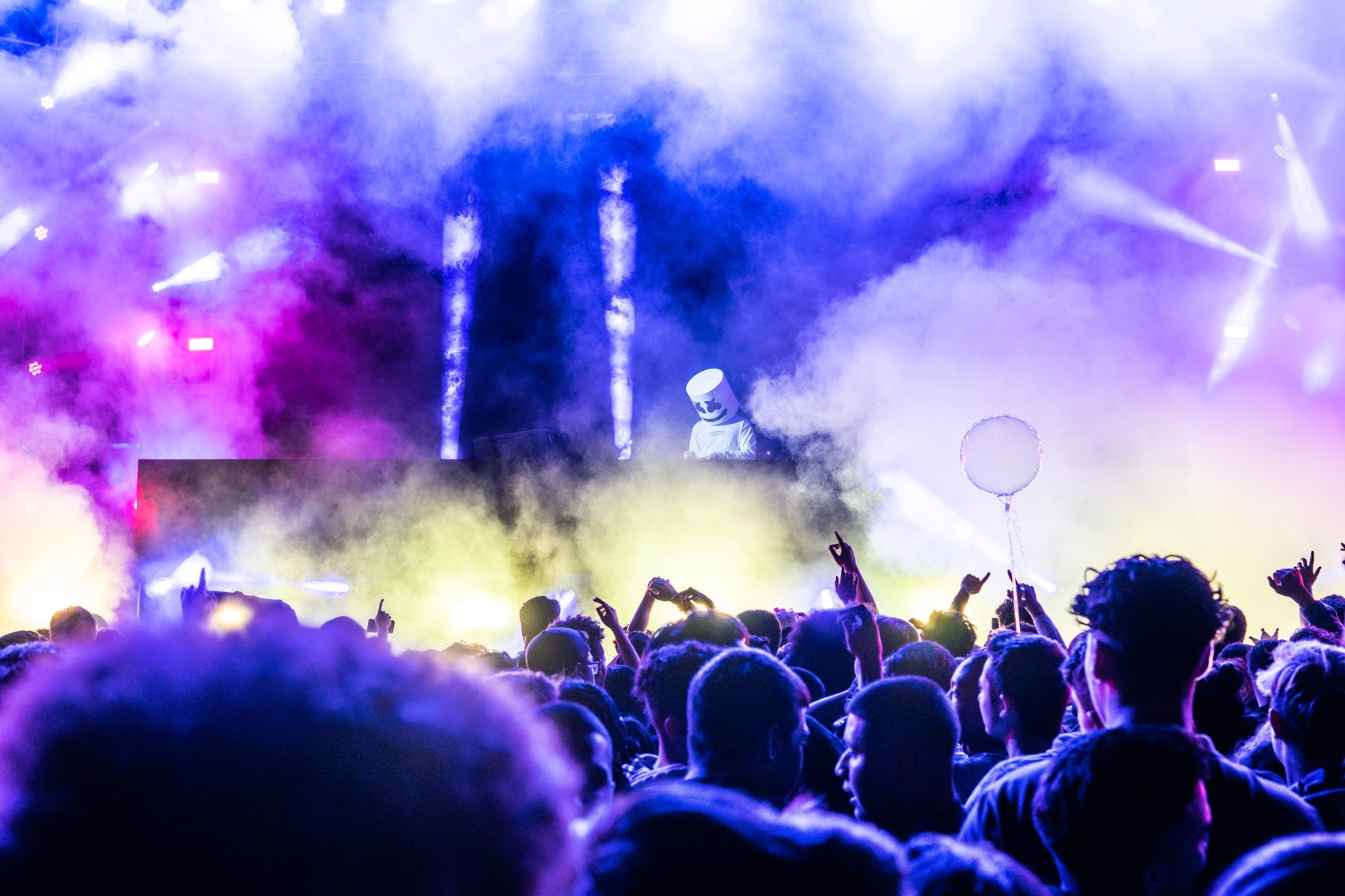 Marshmello on stage